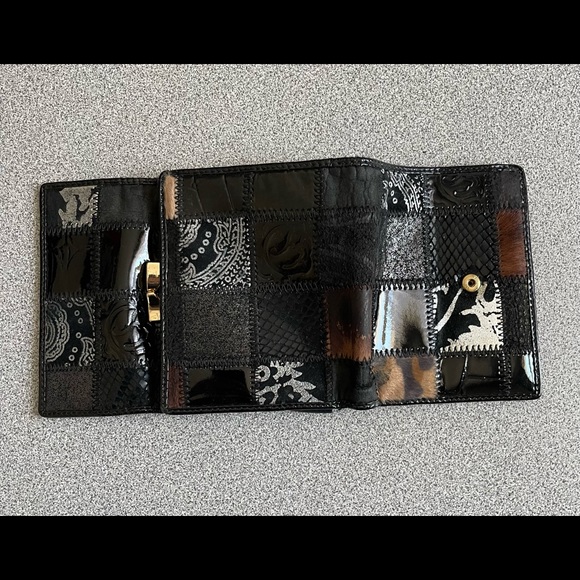 Braccialini Italy Patchwork Leather Wallet - Picture 6 of 11